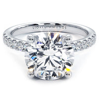 3.5 Carat Round Brilliant Petite French Cut