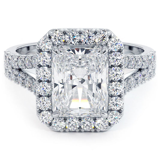 Radiant Cut Natural Diamond Engagement Rings – Liori Diamonds