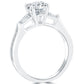 1.71 Carat E-SI2 Certified Natural Round Diamond Engagement Ring 18k White Gold