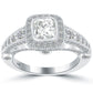 2.05 Carat G-SI1 Cushion Cut Natural Diamond Engagement Ring 14k Vintage Style