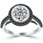 2.53 Carat G-VS2 Certified Natural Round Diamond Engagement Ring 18k White Gold