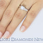 1.06 Carat D-SI1 Princess Cut Diamond Solitaire Engagement Ring 14k White Gold