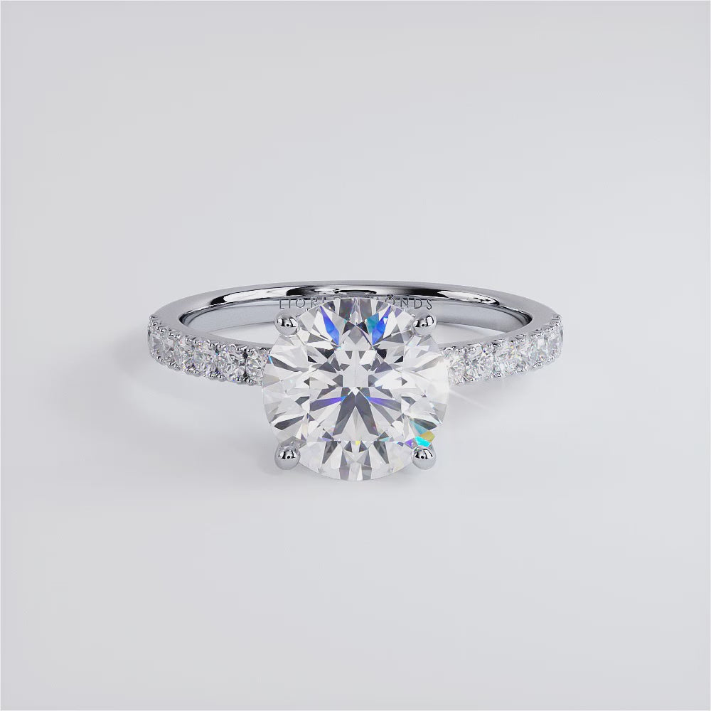 2 Carat Round Brilliant Petite French Cut
