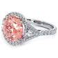 7.03 Carat GIA Certified Fancy Intense Pink Diamond Engagement Ring in Platinum