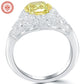 1.72 Carat GIA Certified Fancy Intense Yellow Diamond Engagement Ring 14k Gold