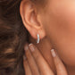 6.00ctw F-SI Ladies Huggie Hoop Earrings 14k White Gold