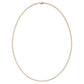 9.66 Carats F-VS Men's Diamond Tennis Chain Necklace 14k Yellow Gold