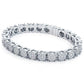 11.40 Carat F-VS Men's Diamond Tennis Bracelet 14k White Gold
