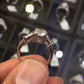 ER-0041 - 1.60 Carat F-SI1 Certified Natural Round Diamond Engagement Ring 14k White Gold