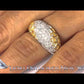 LR-022 - 1.72 Carat F-SI2 Diamond Cocktail Fashion Ring 14k Yellow & White Gold