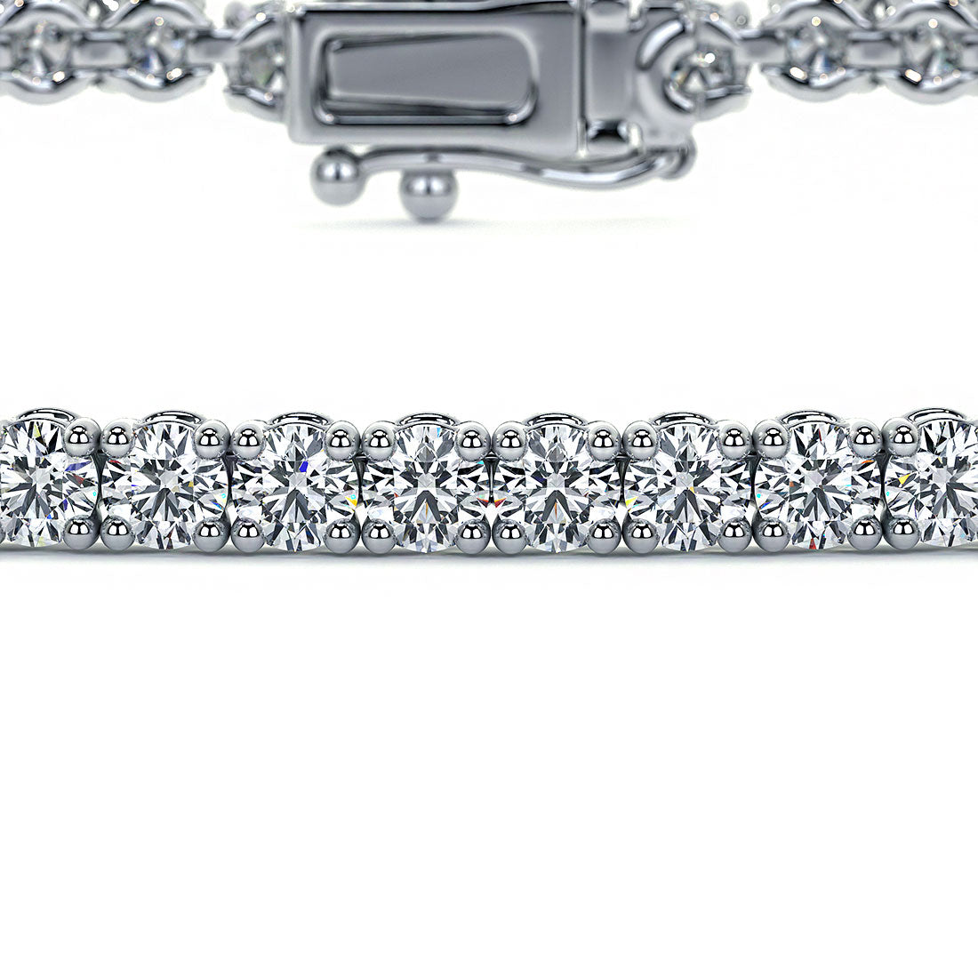 1.80ctw Round Brilliant Diamond Tennis Bracelet set in 14k White Gold