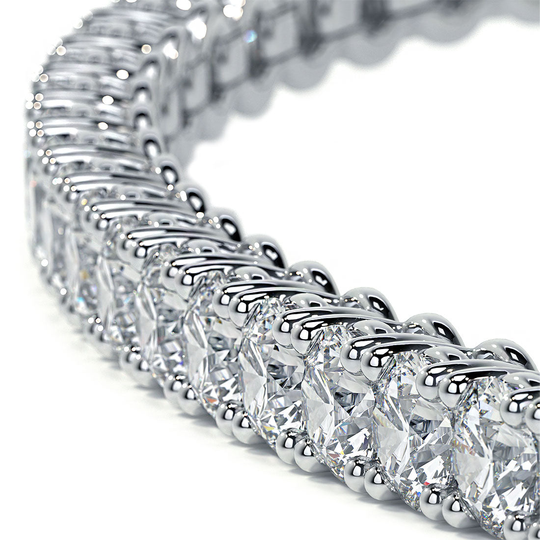 2.50ctw Round Brilliant Diamond Tennis Bracelet set in 14k White Gold