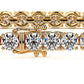 5.50ctw Round Brilliant Diamond Eternity Tennis Bracelet set in 14k Yellow Gold