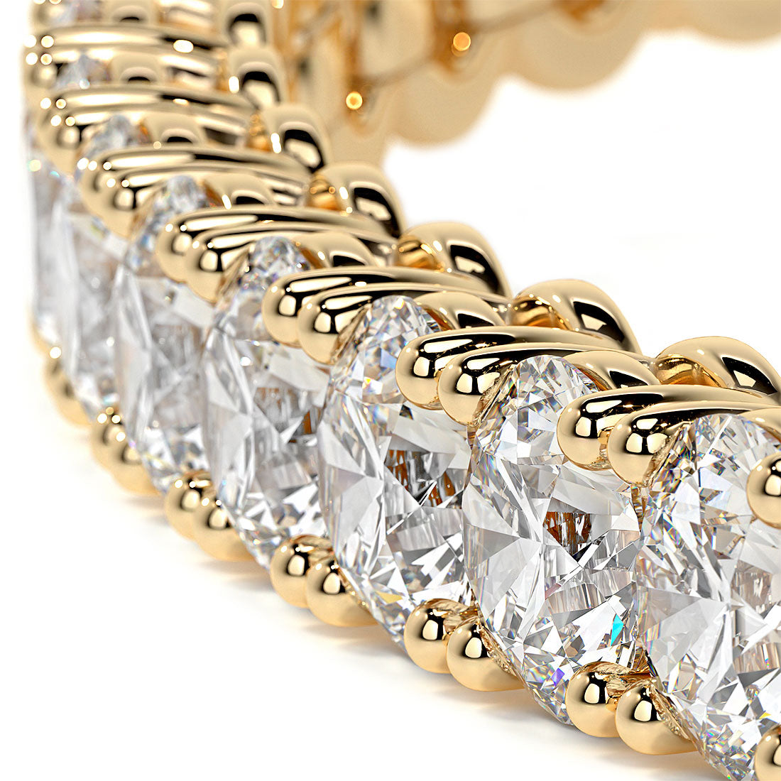6.50ctw Round Brilliant Diamond Tennis Bracelet set in 14k Yellow Gold