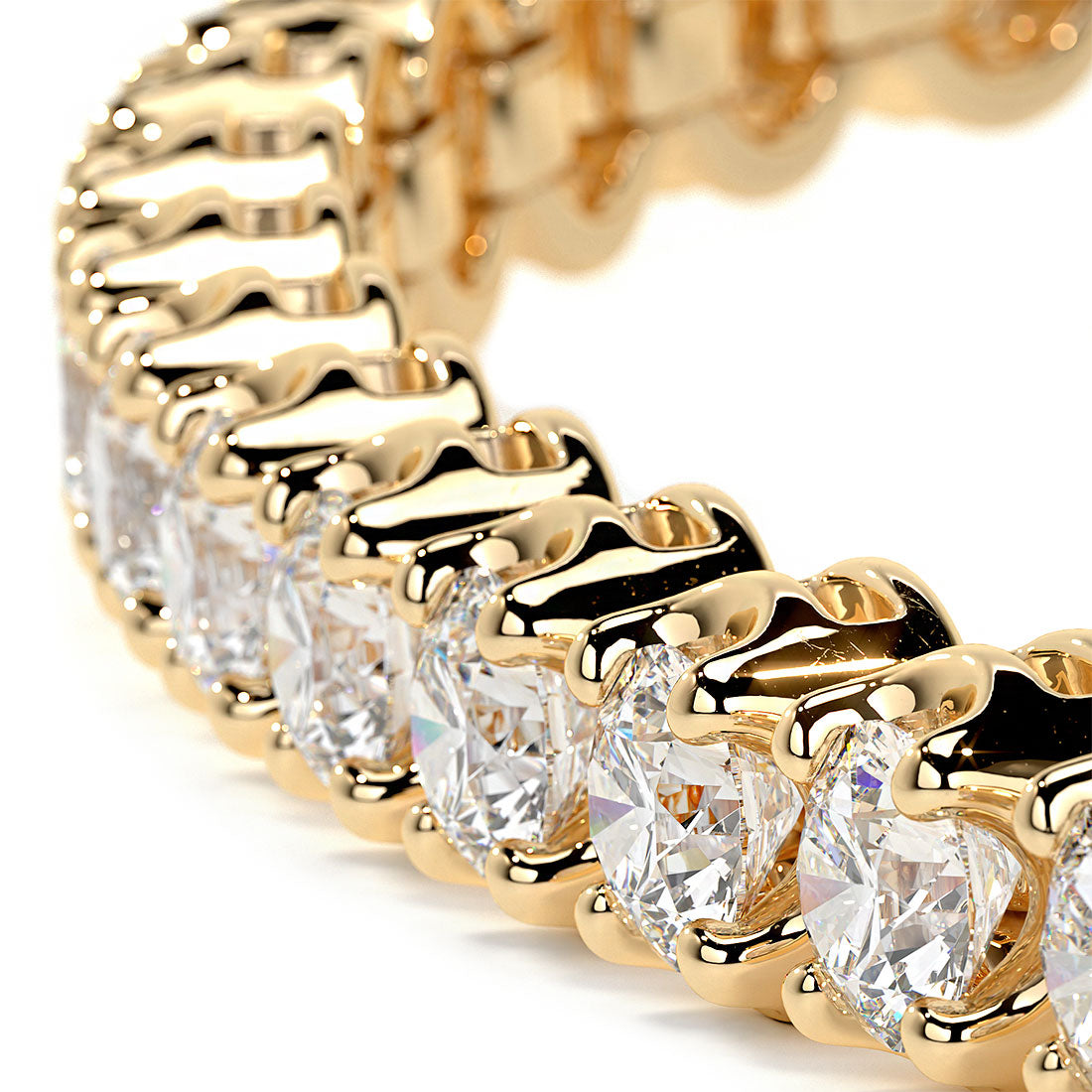 2.50ctw Round Brilliant Buttercup Diamond Tennis Bracelet set in 14k Yellow Gold