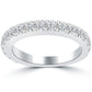 1.15 Carat Natural Diamond Wedding Band Ring Anniversary Ring 18k White Gold